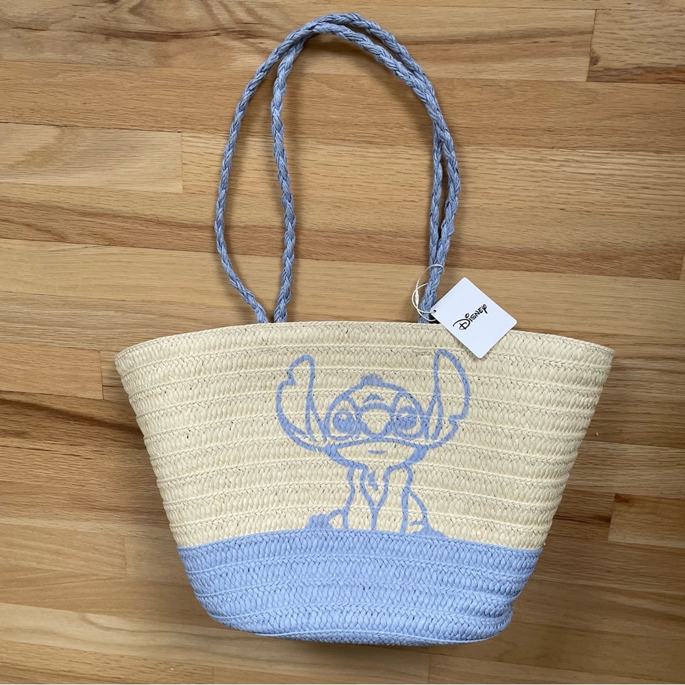 NWT Lilo & Stitch Stitch Straw Bag!